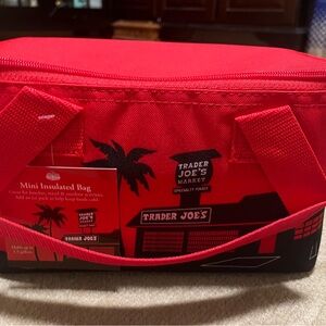 Trader Joe's Red Insulated Bag
